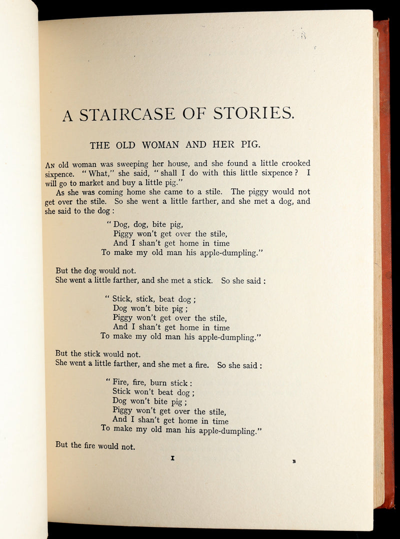 1918 Rare Book -  A Staircase of Stories by Louey Chisholm and Amy Steedman