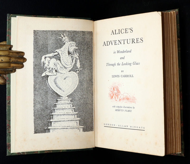1954 First Edition illustrated by Mervyn Peake- Alice’s Adventures in Wonderland