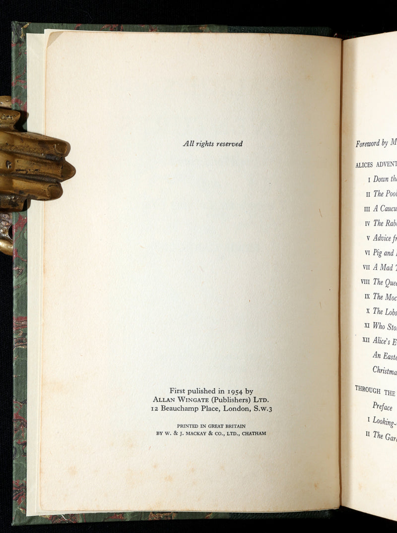 1954 First Edition illustrated by Mervyn Peake- Alice’s Adventures in Wonderland