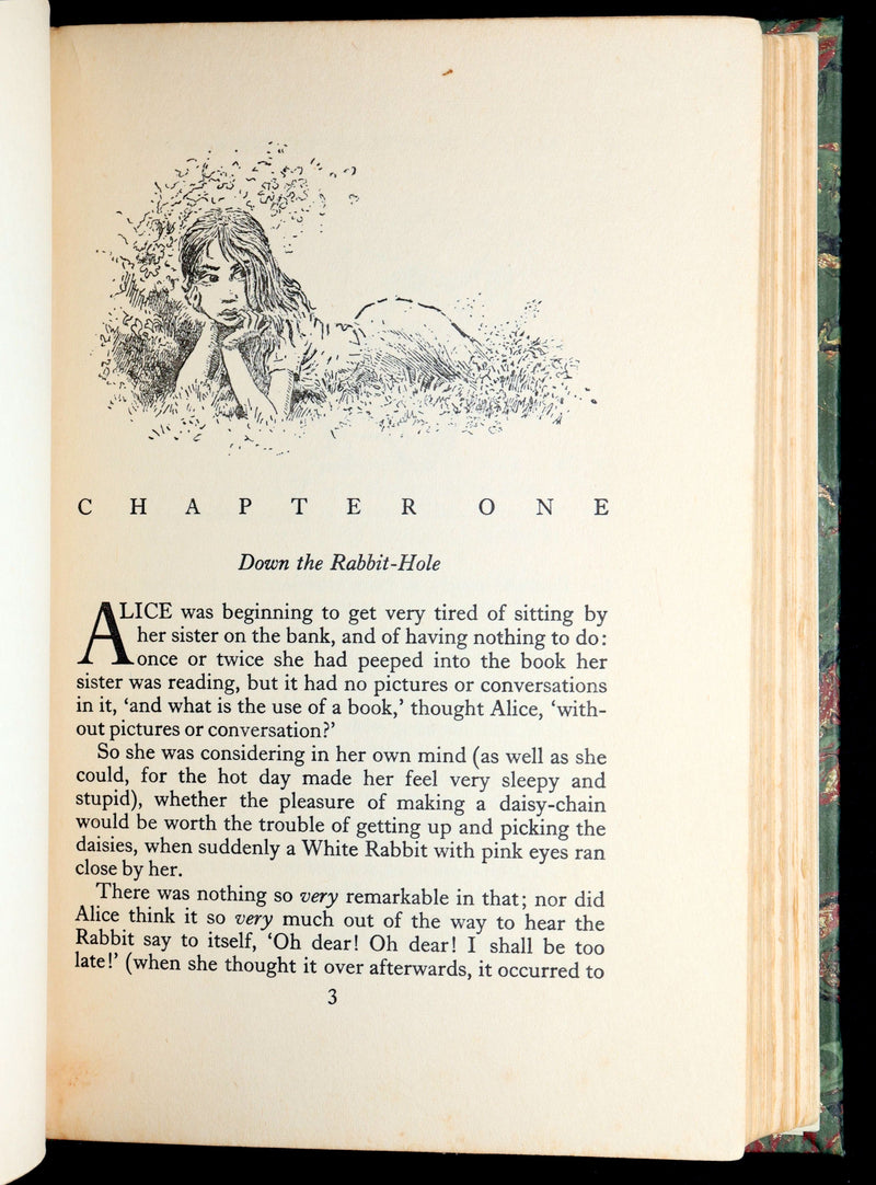 1954 First Edition illustrated by Mervyn Peake- Alice’s Adventures in Wonderland