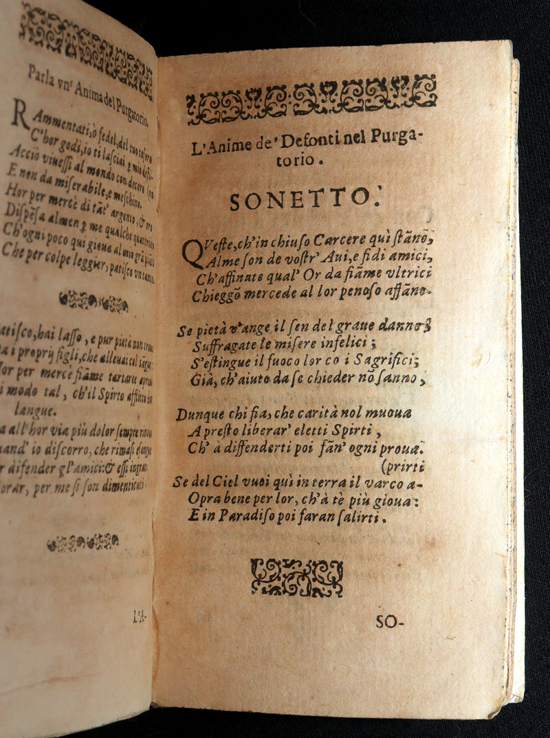 1681 Rare Italian Book – Il Valore della Limosina, Almsgiving Value by M.Tarallo