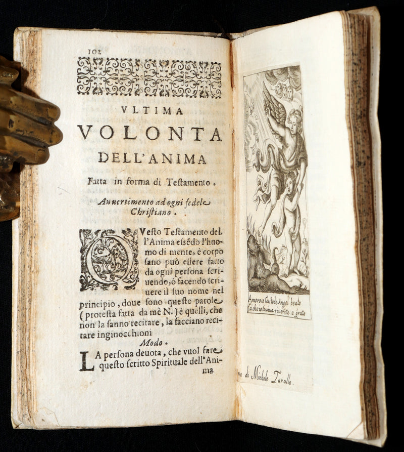 1681 Rare Italian Book – Il Valore della Limosina, Almsgiving Value by M.Tarallo