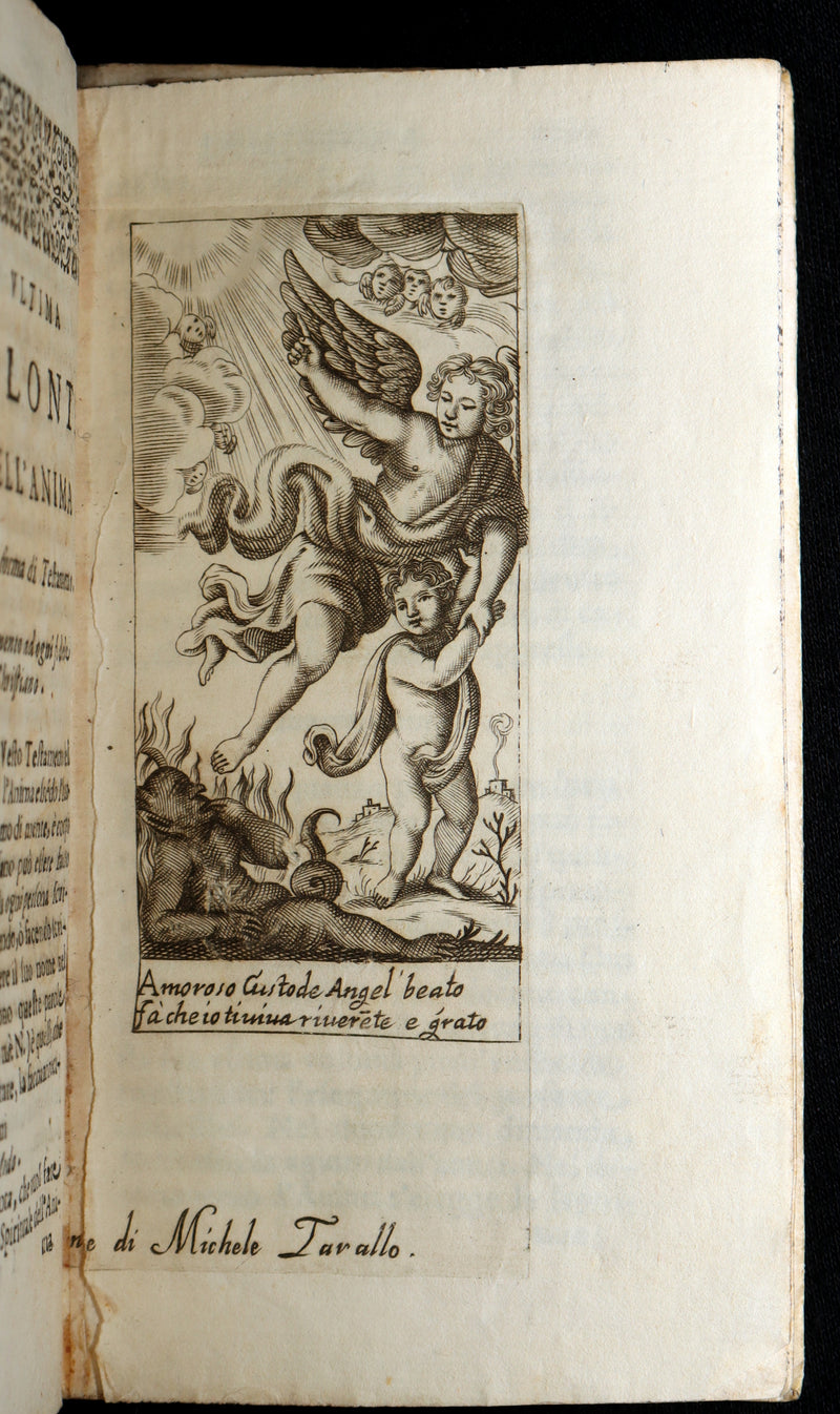 1681 Rare Italian Book – Il Valore della Limosina, Almsgiving Value by M.Tarallo