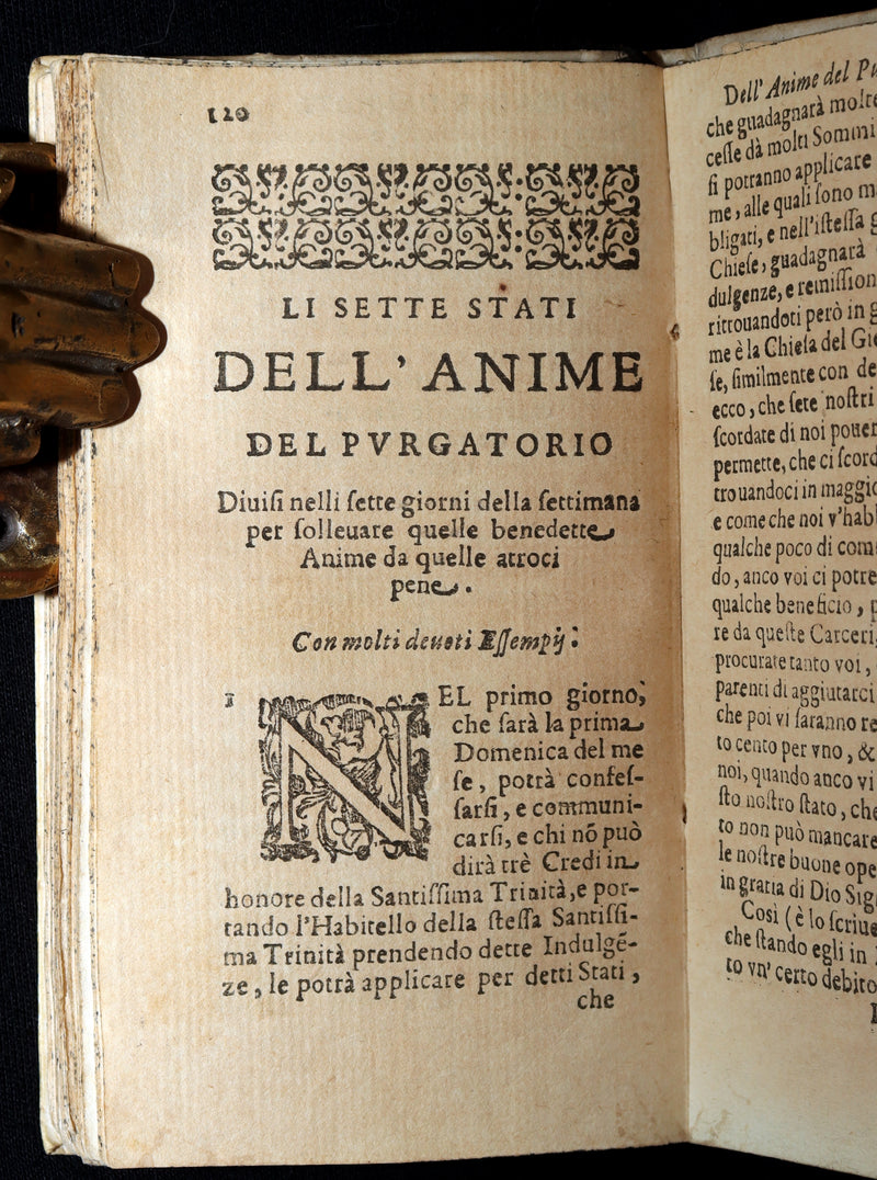 1681 Rare Italian Book – Il Valore della Limosina, Almsgiving Value by M.Tarallo
