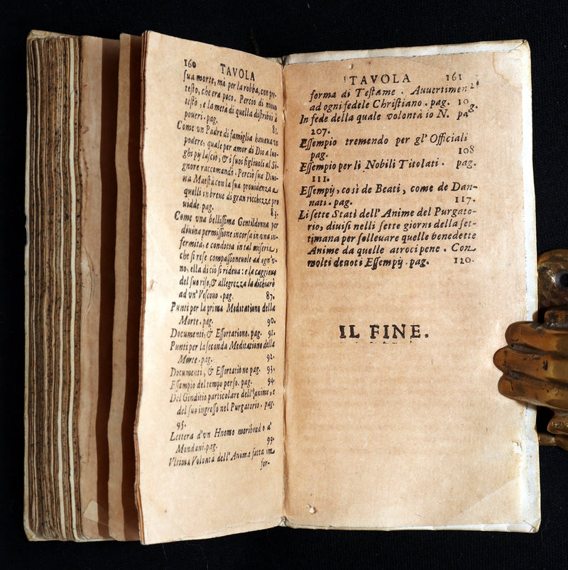 1681 Rare Italian Book – Il Valore della Limosina, Almsgiving Value by M.Tarallo