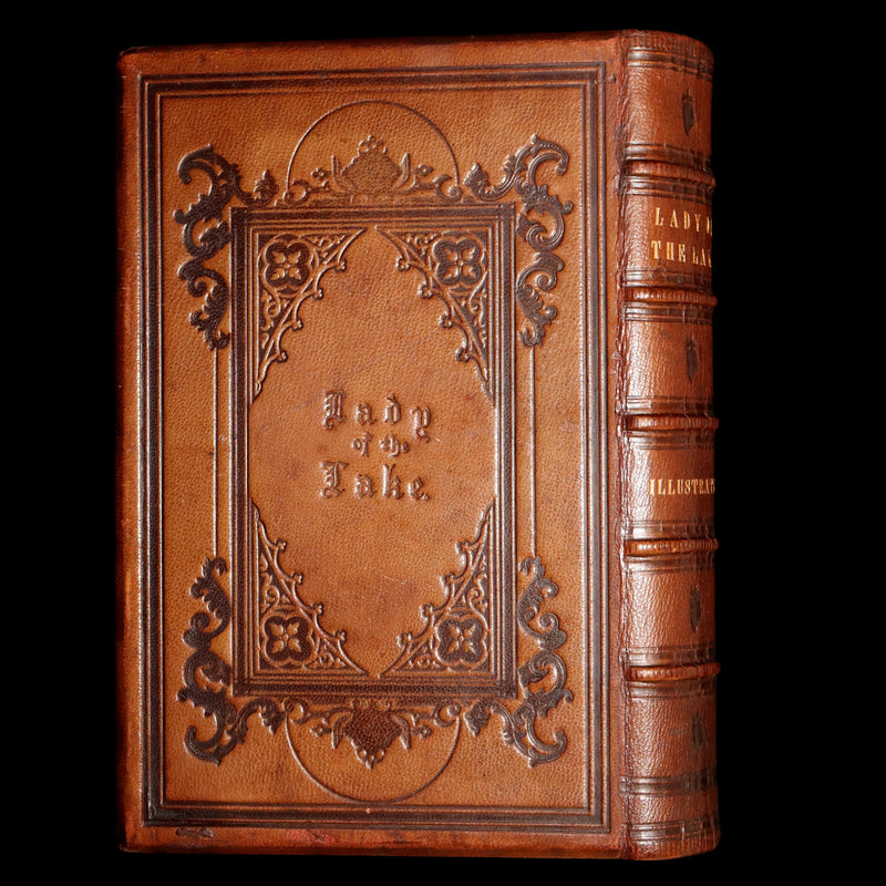 1856 Rare Book - The Lady of the Lake by Sir Walter Scott. Illustrated