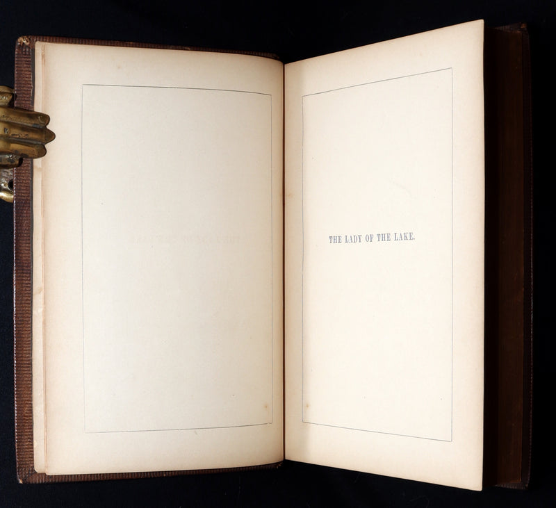 1856 Rare Book - The Lady of the Lake by Sir Walter Scott. Illustrated
