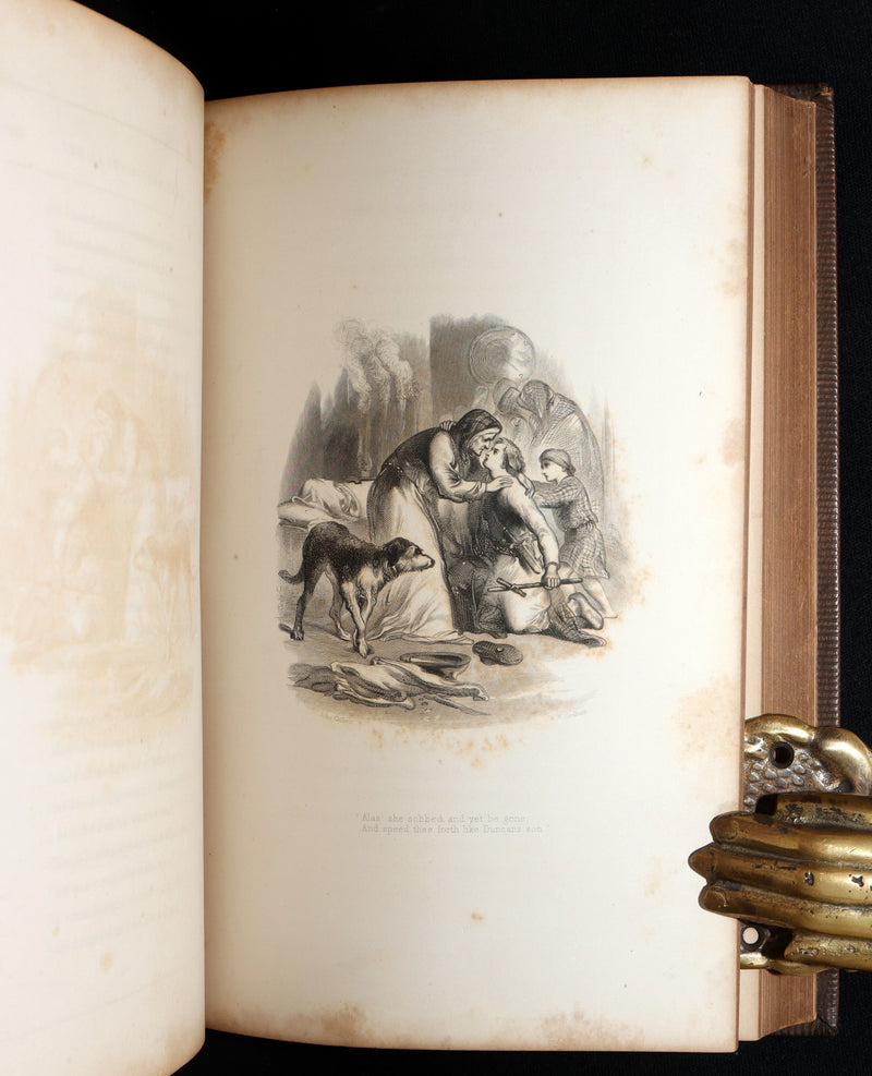 1856 Rare Book - The Lady of the Lake by Sir Walter Scott. Illustrated
