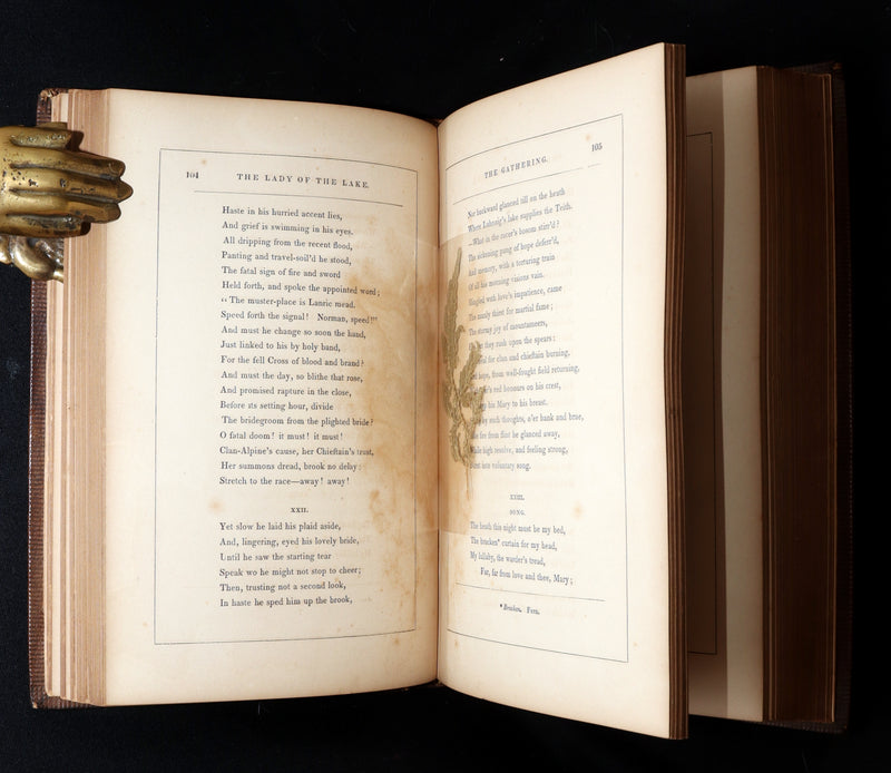 1856 Rare Book - The Lady of the Lake by Sir Walter Scott. Illustrated