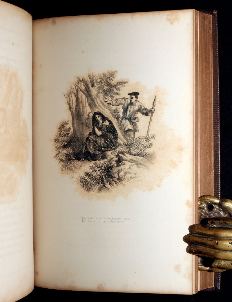 1856 Rare Book - The Lady of the Lake by Sir Walter Scott. Illustrated