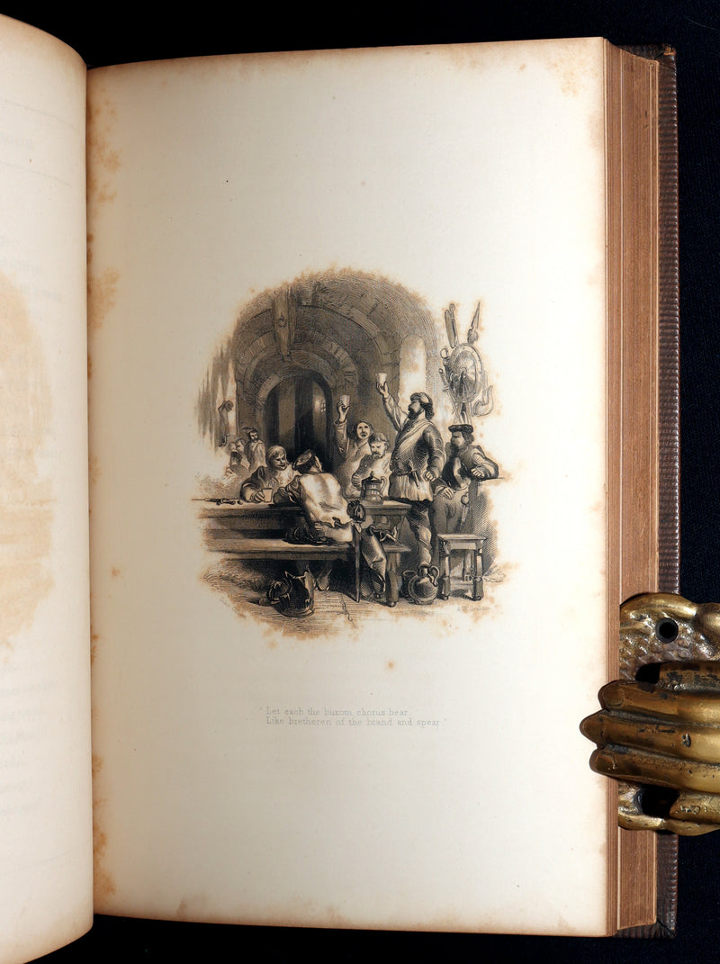 1856 Rare Book - The Lady of the Lake by Sir Walter Scott. Illustrated