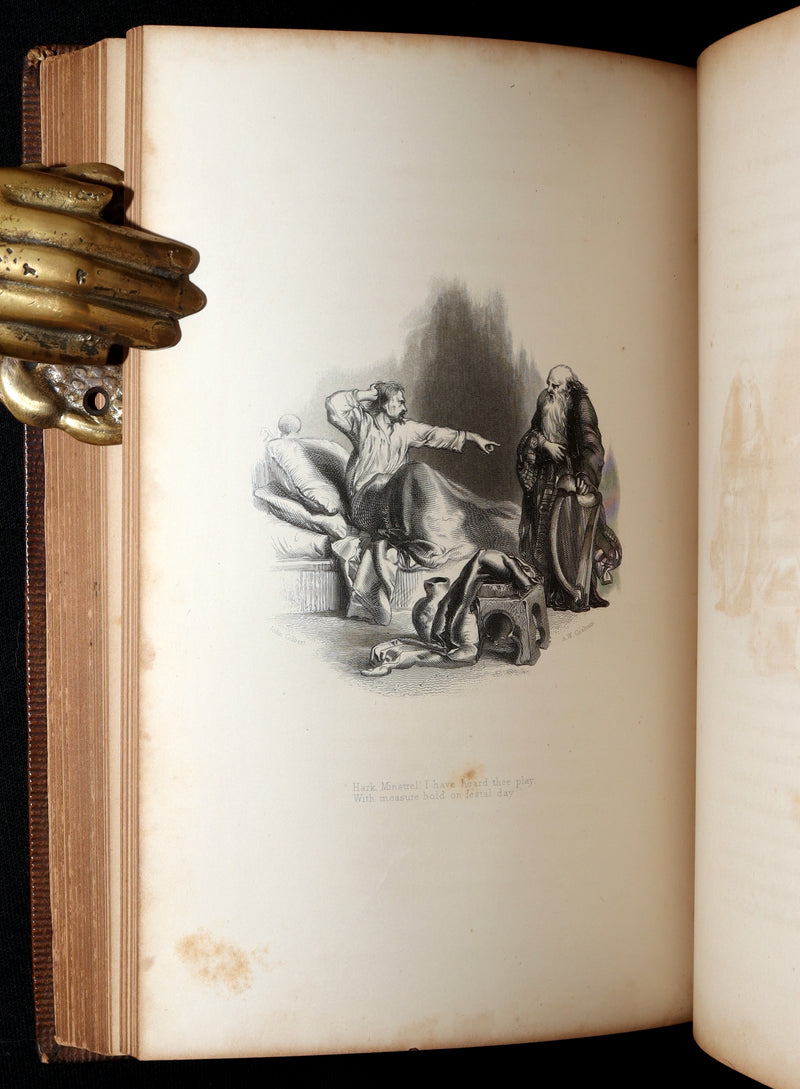 1856 Rare Book - The Lady of the Lake by Sir Walter Scott. Illustrated