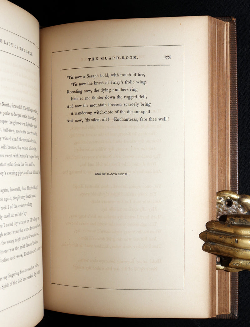 1856 Rare Book - The Lady of the Lake by Sir Walter Scott. Illustrated