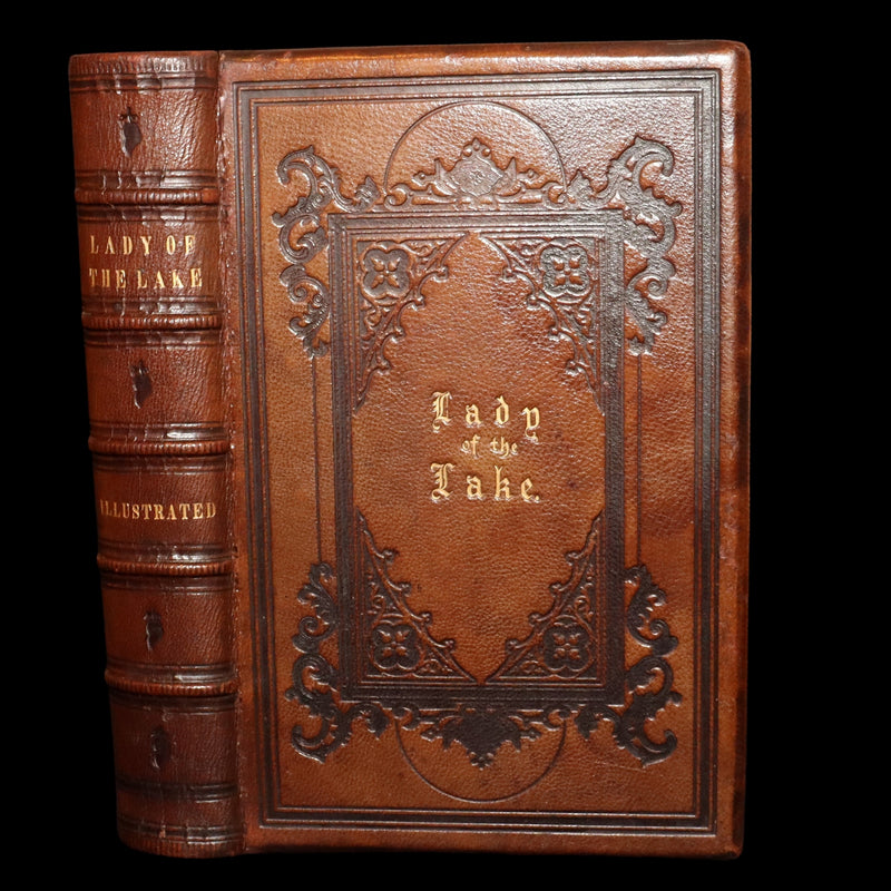 1856 Rare Book - The Lady of the Lake by Sir Walter Scott. Illustrated