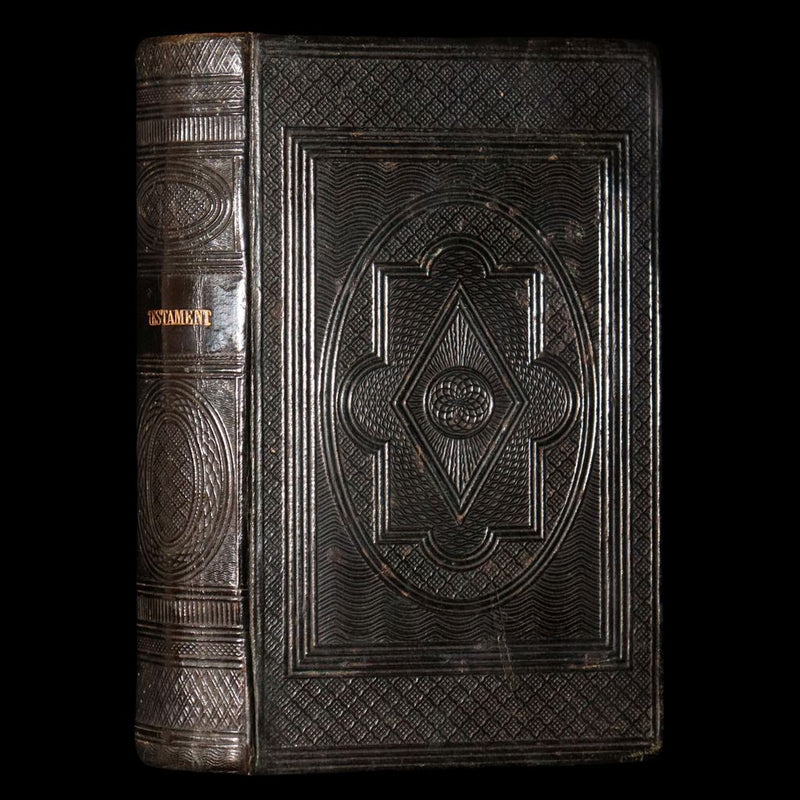 1861–1865 Rare Gaelic Bible –An Tiomnaidh Nuaidh (The New Testament) with Psalms