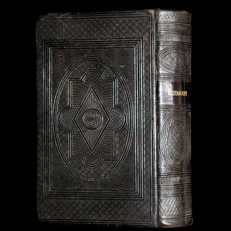 1861–1865 Rare Gaelic Bible –An Tiomnaidh Nuaidh (The New Testament) with Psalms