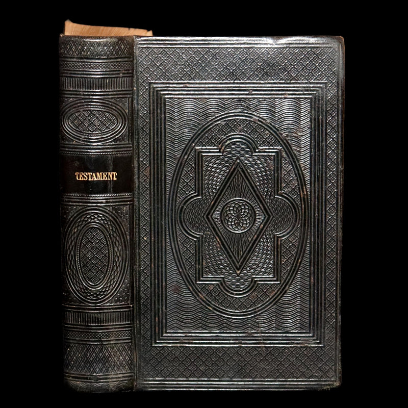 1861–1865 Rare Gaelic Bible –An Tiomnaidh Nuaidh (The New Testament) with Psalms