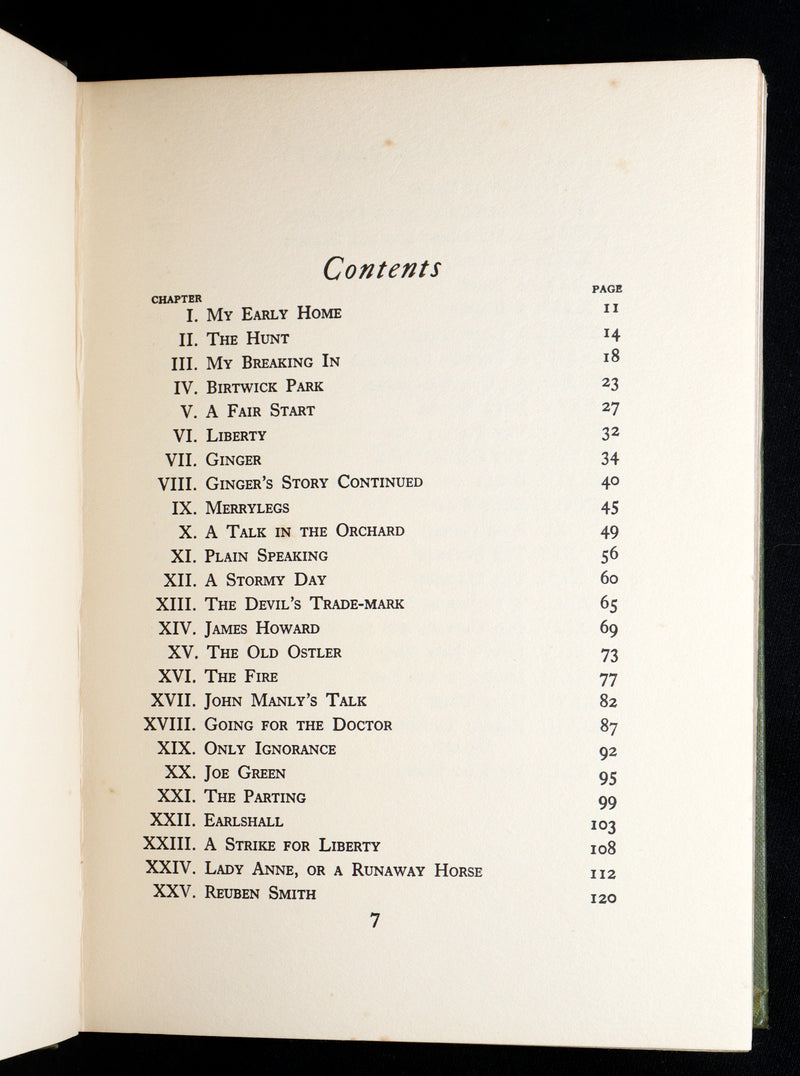 1932 Rare First Wheelwright Illustrated Edition – Black Beauty by Anna Sewell