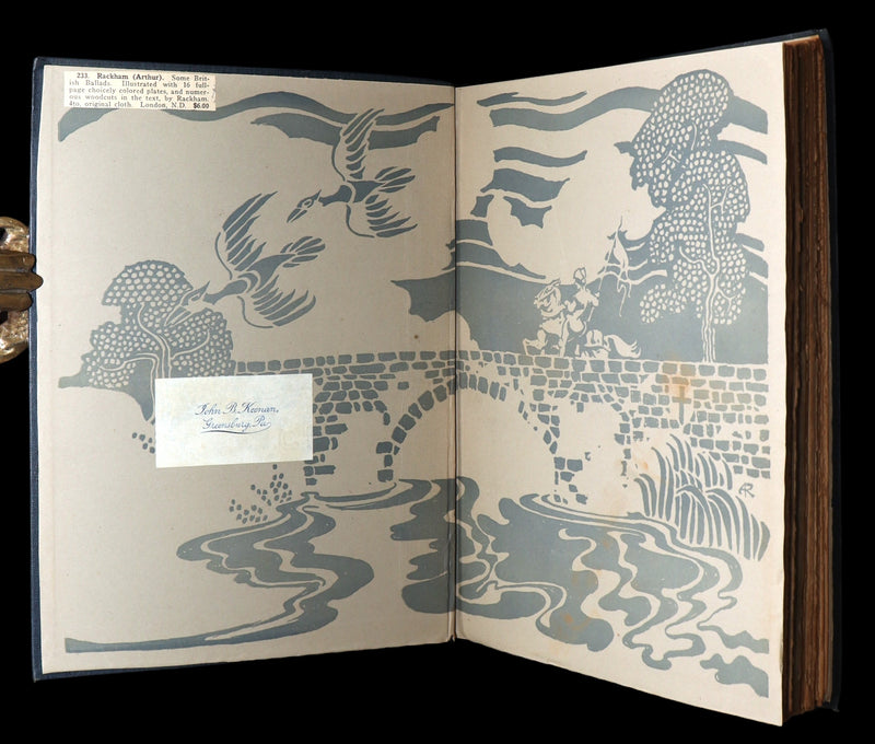 1919 First American Rackham Illustrated Edition – Some British Ballads