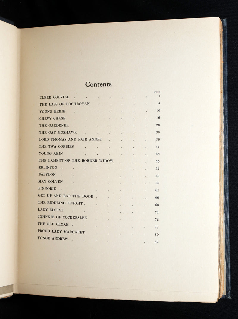 1919 First American Rackham Illustrated Edition – Some British Ballads