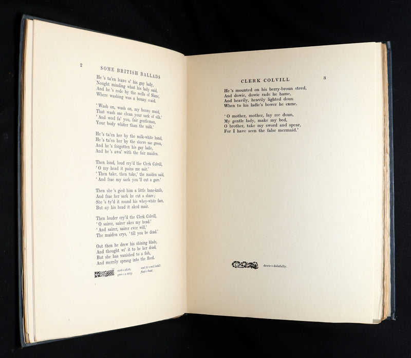 1919 First American Rackham Illustrated Edition – Some British Ballads