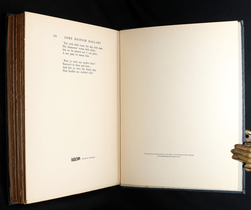 1919 First American Rackham Illustrated Edition – Some British Ballads