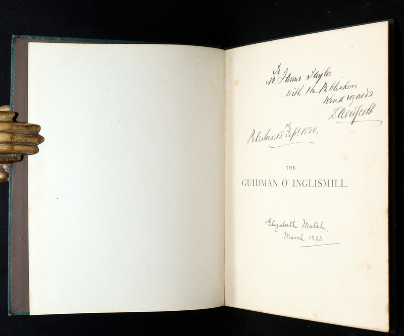 1873 Scarce Legends of the North – The Guidman o’ Inglismill and The Fairy Bride