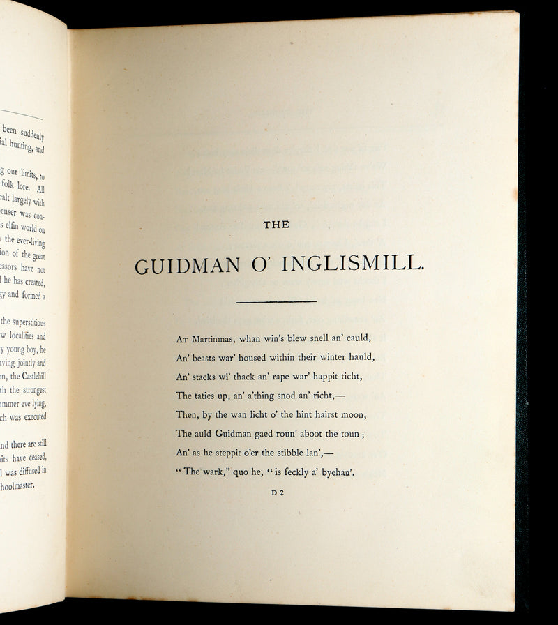 1873 Scarce Legends of the North – The Guidman o’ Inglismill and The Fairy Bride