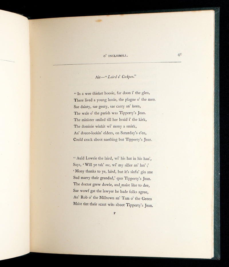 1873 Scarce Legends of the North – The Guidman o’ Inglismill and The Fairy Bride