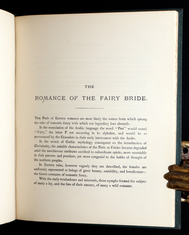 1873 Scarce Legends of the North – The Guidman o’ Inglismill and The Fairy Bride