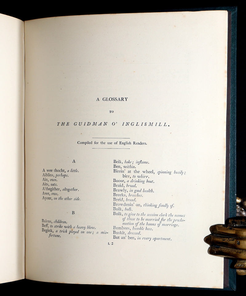 1873 Scarce Legends of the North – The Guidman o’ Inglismill and The Fairy Bride