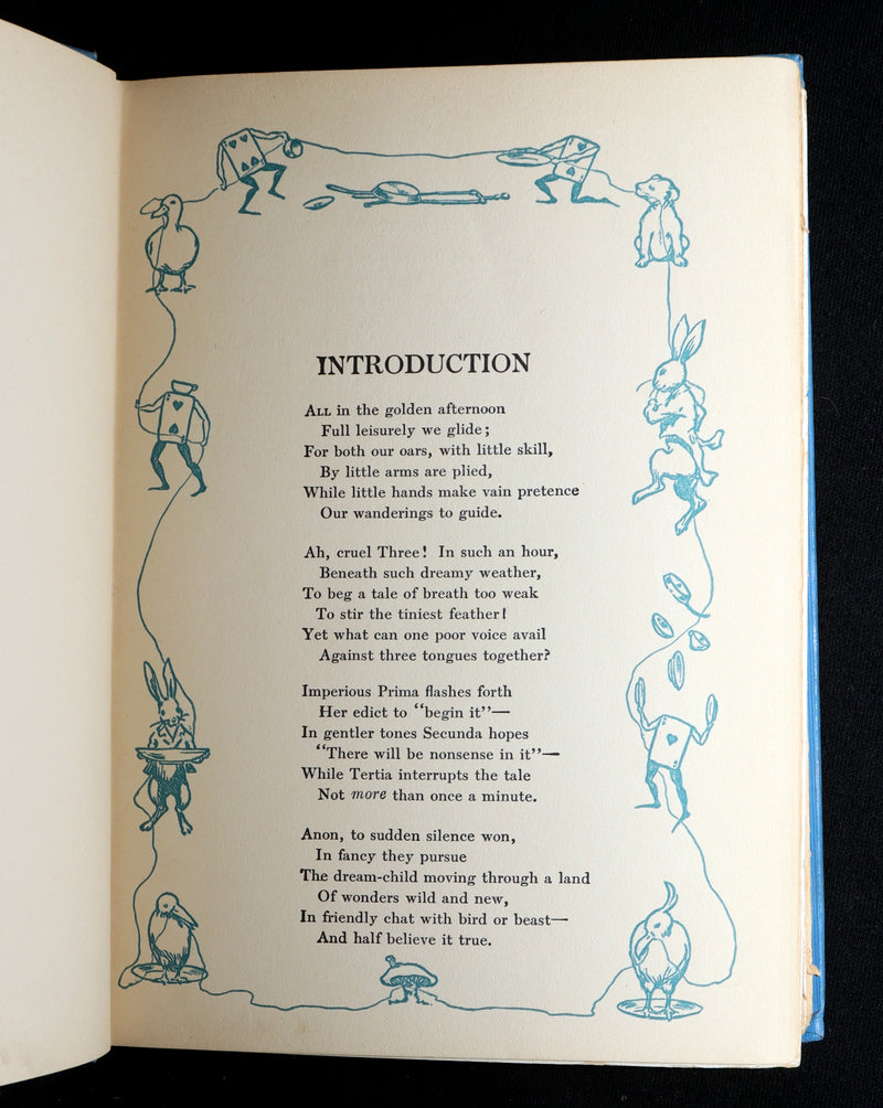 1907 Rare Book - Alice in Wonderland Illustrated by Bessie Pease Gutmann