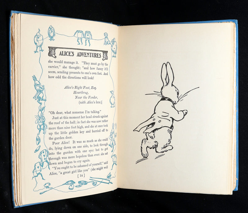 1907 Rare Book - Alice in Wonderland Illustrated by Bessie Pease Gutmann