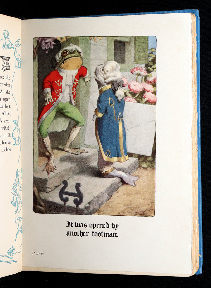 1907 Rare Book - Alice in Wonderland Illustrated by Bessie Pease Gutmann