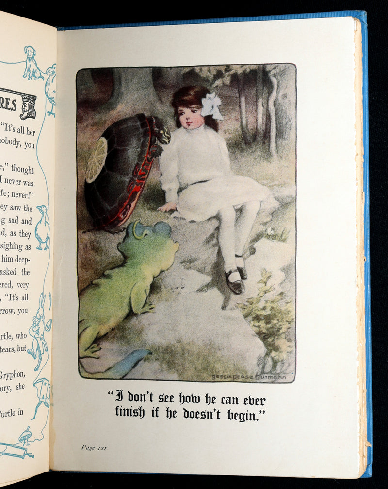 1907 Rare Book - Alice in Wonderland Illustrated by Bessie Pease Gutmann