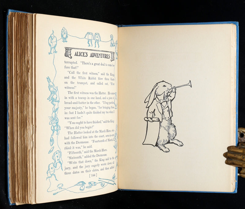 1907 Rare Book - Alice in Wonderland Illustrated by Bessie Pease Gutmann
