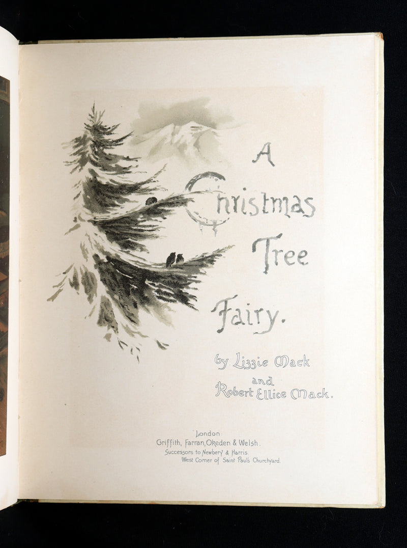 1887 Rare Edition – A Christmas Tree Fairy by Lizzie and Robert Ellice Mack
