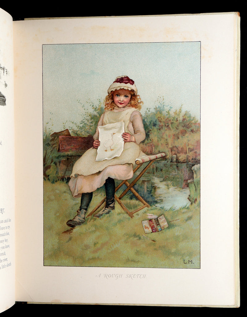 1887 Rare Edition – A Christmas Tree Fairy by Lizzie and Robert Ellice Mack