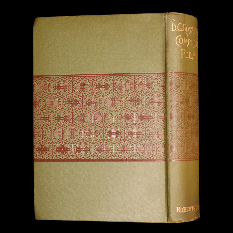 1897 Rare Author’s Edition – Dante Gabriel Rossetti’s Poems. Pre-Raphaelite