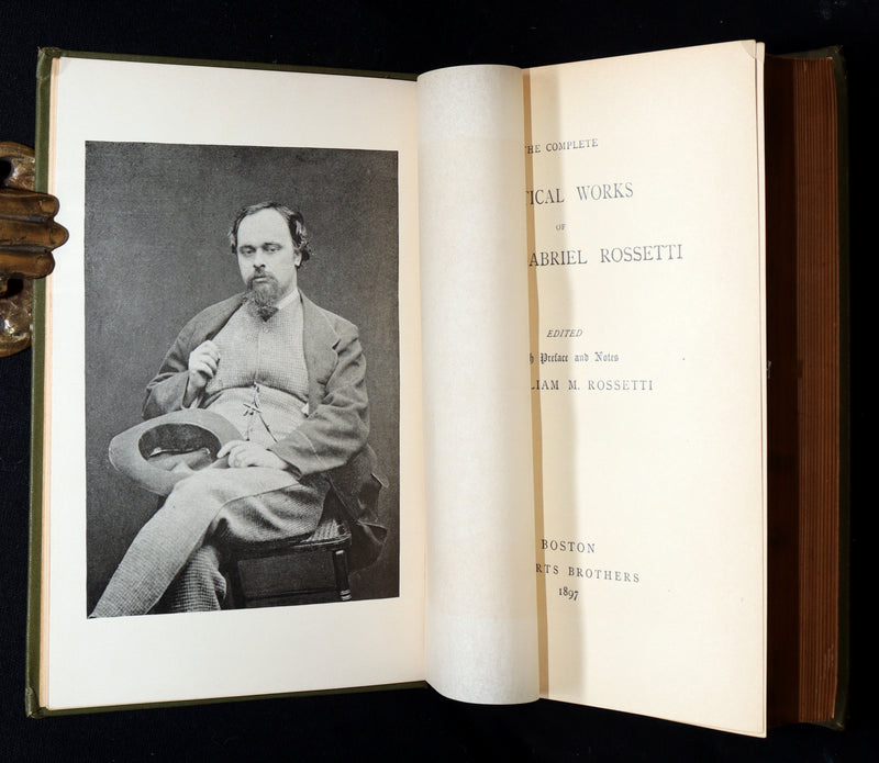 1897 Rare Author’s Edition – Dante Gabriel Rossetti’s Poems. Pre-Raphaelite