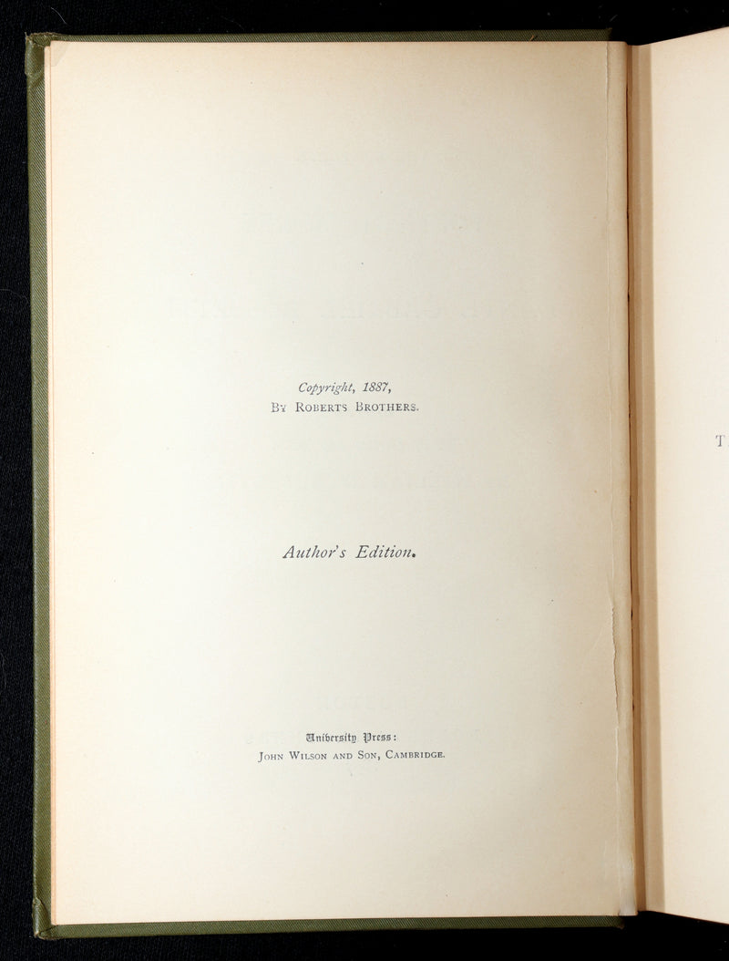 1897 Rare Author’s Edition – Dante Gabriel Rossetti’s Poems. Pre-Raphaelite