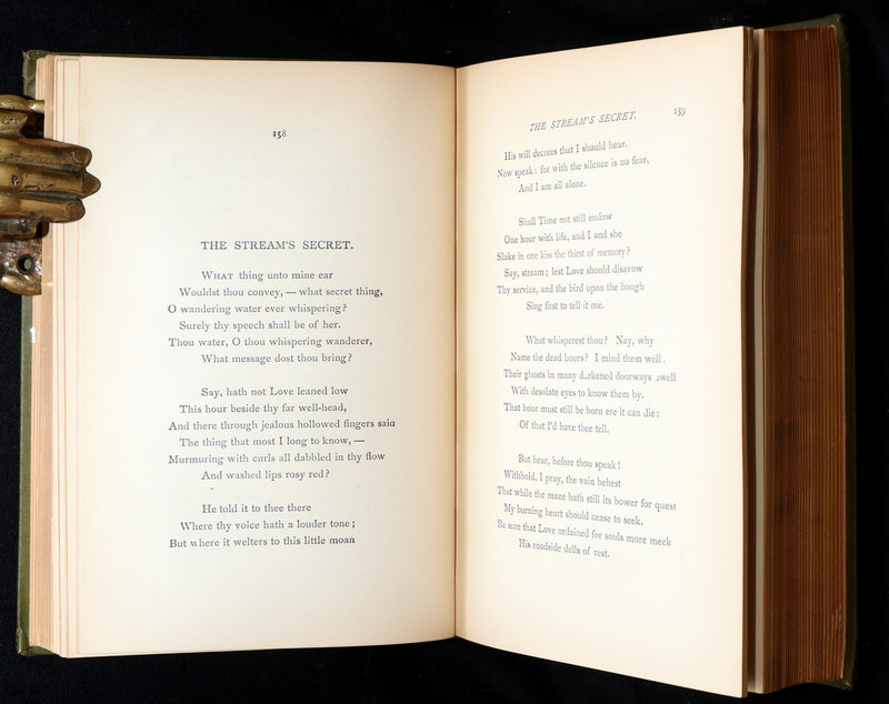 1897 Rare Author’s Edition – Dante Gabriel Rossetti’s Poems. Pre-Raphaelite