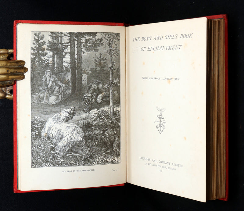 1881 Scarce Book - The Boys’ and Girls’ Book of Enchantment. Illustrated