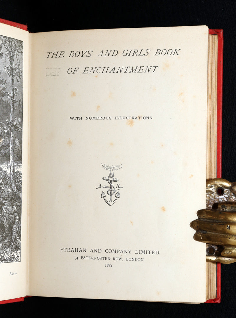 1881 Scarce Book - The Boys’ and Girls’ Book of Enchantment. Illustrated