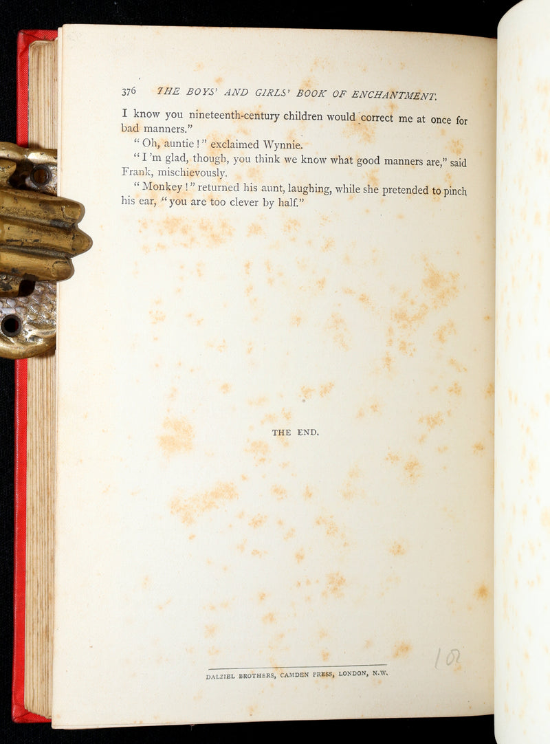 1881 Scarce Book - The Boys’ and Girls’ Book of Enchantment. Illustrated