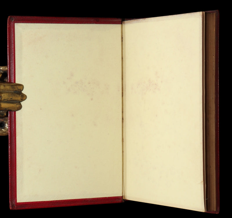 1867 Near fine Red Morocco Binding - The Princess by Alfred Tennyson