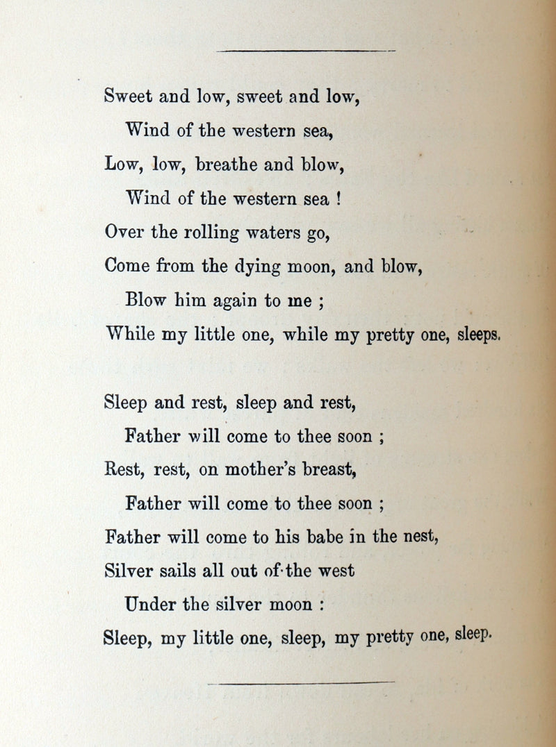 1867 Near fine Red Morocco Binding - The Princess by Alfred Tennyson