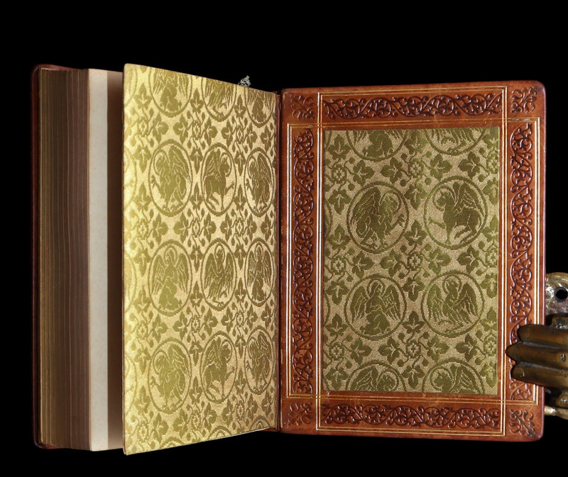 1910 Rare Art Nouveau binding - French Medieval Revival Missal of Chivalry