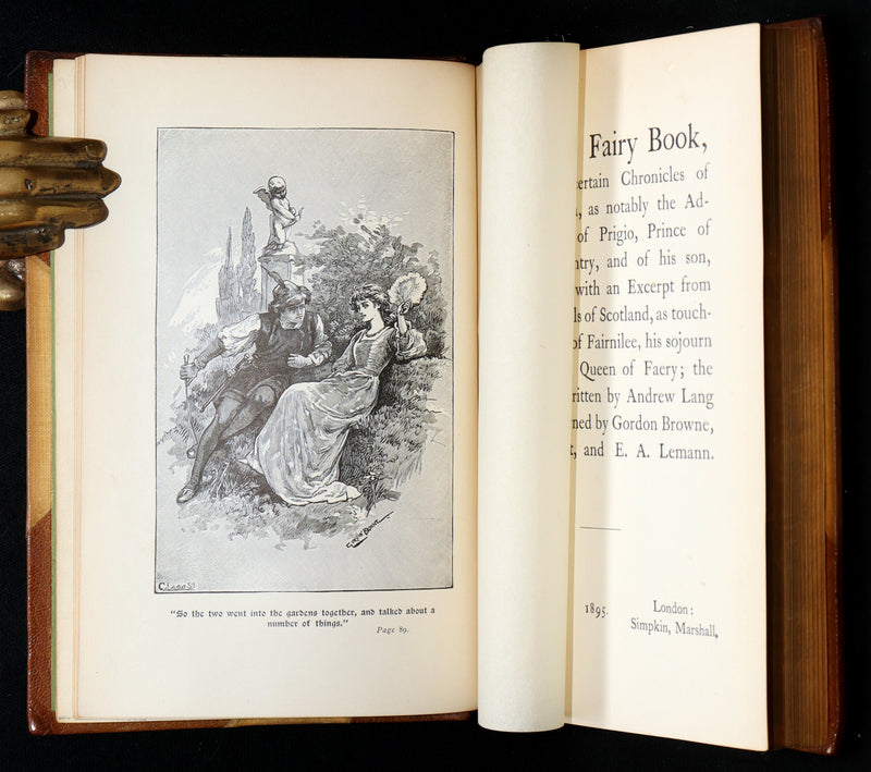 1895 First Edition in Riviere and Son Binding - My Own Fairy Book by Andrew Lang