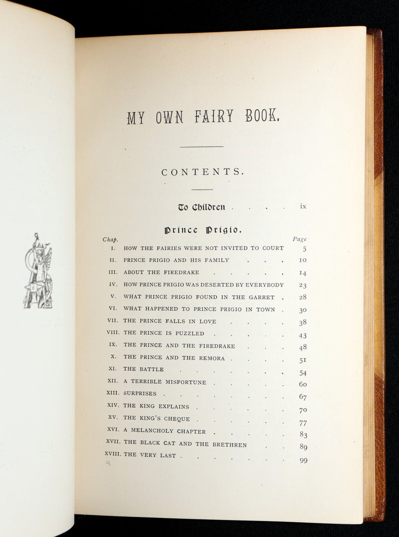 1895 First Edition in Riviere and Son Binding - My Own Fairy Book by Andrew Lang